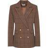 Fracomina - Blazer Sartoriale Doppiopetto - - Jackets - Donna - Marrone