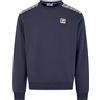 Aquascutum - Felpa Girocollo in Pile con Spalle a Quadri - - Sweatshirts & Hoodies - Uomo - Blu