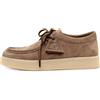 Cesare Gaspari - Mocassini stringati in camoscio con plateau - - Shoes - Donna - Beige