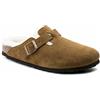 Birkenstock - Boston Shearling Narrow Fit - - Shoes - Uomo - Marrone