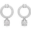 Swarovski - Orecchini a Cerchio Bianchi Constella - - Accessories - Donna - Grigio