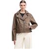 Guess - Nada Biker Jacket - - Jackets - Donna - Marrone