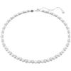 Swarovski - Collana Unisex Matrix Tennis Collana Perla di Cristallo Taglio Rotondo Bianco Rodiato 5689623 - - Accessories - Donna - Grigio