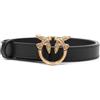 PINKO - Love Birds H2 Belt - - Accessories - Donna - Nero