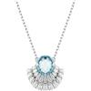Swarovski - Collana da Donna con Ciondolo a Conchiglia Blu Idyllia 5689195 - - Accessories - Donna - Grigio