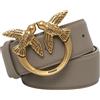 PINKO - Love Berry H4 Belt - - Accessories - Donna - Beige