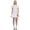 Self Portrait - Cotton Asymmetric Mini Dress - - Dresses - Donna - Bianco
