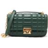 Michael Kors - Borsa a tracolla piccola trapuntata Tribeca in pelle - - Bags - Donna - Verde