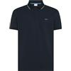 Sun68 - Polo Small Stripe on Collar S/S - - Tops - Uomo - Blu