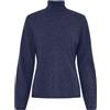 BTFCPH - Maglione Girocollo in Cashmere-Lana Merino a Maglia Fine - - Knitwear - Donna - Blu