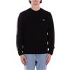 Lacoste - Logo Patch Sweater - - Knitwear - Uomo - Nero