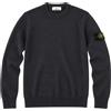 Stone Island - Maglione Girocollo con Dettagli a Punto Rovesciato - - Knitwear - Uomo - Grigio