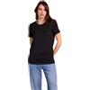 Elisabetta Franchi - T-shirt in jersey con logo ricamato - - Tops - Donna - Nero