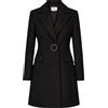 Fracomina - Cappotto Monopetto - - Coats - Donna - Nero