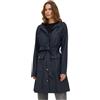 Rains - Curve Long Jacket - - Jackets - Donna - Blu