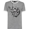 Billionaire - T-Shirt Girocollo Manica Corta Leone - - Tops - Uomo - Grigio
