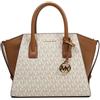 Michael Kors - Avril Small Logo and Leather Satchel - - Bags - Donna - Beige