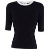 Elisabetta Franchi - Knit Top - - Knitwear - Donna - Nero