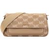 Michael Kors - Borsa a tracolla con logo ricamato - - Bags - Donna - Beige