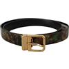 Dolce & Gabbana - Glitter Camo Cintura in Pelle Modello - - Accessories - Uomo - Verde