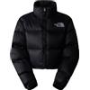 The North Face - Giacca Corta Nuptse Piumino - - Jackets - Donna - Nero