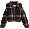 Barbour - Carville Short Jacket - - Knitwear - Donna - Marrone