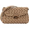 Michael Kors - Borsa a tracolla piccola in pelle intrecciata Jet Set - - Bags - Donna - Beige