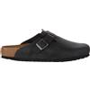 Birkenstock - Boston Pelle Oiled Calzata Regolare - - Shoes - Uomo - Nero