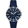 Emporio Armani - Analogue Chronograph Watch - - Accessories - Uomo - Blu