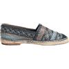 Dolce & Gabbana - Blu Grigio Intrecciato Pelle Espadrillas Scarpe - - Shoes - Uomo - Multicolore