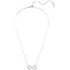 Swarovski - Collana Donna Pendente Iperbole Infinito Bianco Rodiato 5679434 - - Accessories - Donna - Grigio