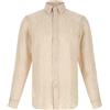 Polo Ralph Lauren - Custom Fit Striped Linen Shirt - - Shirts - Uomo - Beige