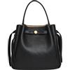 Tory Burch - Romy Pebbled Bucket Bag - - Bags - Donna - Nero