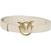 PINKO - Love Berry Belt - - Accessories - Donna - Bianco