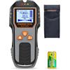 POROMETISTO 6 in 1 Rilevatore Tubi e Cavi Elettrici per Legno , Metalli e Cavi AC | POROMETISTO Cerca Tubi Acqua e Cavi nei Muri, Display LCD, Allarme Sonoro per Forare in Sicurezza