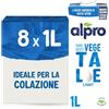 ALPRO, QUESTO È VEGETALE, Bevanda all'AVENA, Light - 8x1L | IL GUSTO CHE TI PIACE MA NATURALMENTE SENZA LATTOSIO E 100% VEGETALE, Ideale per una Colazione Leggera