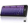 Merkloos Tastiera a membrana wireless - 82 tasti - Con manopola e display - Viola