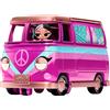 Mga L.O.L. Surprise! Music Festival Tour Bus - Set da gioco 5 in 1 con bambolina esclusiva, accessori musicali e mobili, oltre 20 articoli inclusi,MGA,Eta 4+