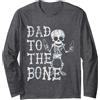 Spooktacular Halloween Co Gift Shop Papà di Halloween fino all'osso Maglia a Manica