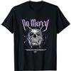 Aesthetic Vaporwave Grunge Goth Idea reg No Mercy Heavy Metal Skull - Aesthetic Edgy Streetwear Maglietta