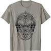 Funny Gifts by Memme T-shirt vintage con teschio e moth stile gotico Maglietta