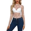 NONSAR Top sexy da donna in rete trasparente