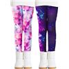 Adorel Leggings Felpati Invernali Pantaloni Termici Bambina 2 Pack