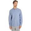 Tommy Hilfiger Tommy Jeans Camicia Uomo Tjm Reg Linen Blend Shirt Camicia Casual, Blu (Charmed), S