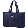 LOVEVOOK Borsa Donna, Grande Puffer Borse Università Borsa da Lavoro porta PC, Tote Bag Shopper Borse Tracolla per Ufficio Insegnante Docente Scuola
