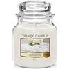 Yankee Candle Candela profumata in giara media | Soffici asciugamani | Durata Fino a 75 Ore