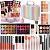 Muiefe Set Trucchi con Trousse Trucchi, Kit Trucco Make Up Completo Professionale Cofanetto Regalo Donna Ragazza Trucchi con Paletta Ombretti Fondotinta Matite Ssopracciglia Matita Occhi Mascara Lucidalabbra