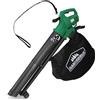 GARDEBRUK® Soffiatore Foglie Aspiratore Trituratore Elettrico 3in1 3000W Tracolla Ruote Sacca 45L Soffia Foglie Giardino Aspirafoglie Aspira Fogliame