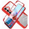 LXHGrowH Cover per Samsung Galaxy A36 5G / A56 5G 360 Gradi Antiurto Rosso | Custodia Anti-graffio con Transparente dell Schermo Integrata Protezione, Ibrida 360° Full Body Anti-shock Protettiva Case