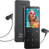 PINHUI 64 GB Lettore MP3 Bluetooth 5.3 Lettore MP3 musicale bambini lettori mp3 portatile Ottimo per sport, radio FM, immagini, registrazioni, e-book, contapassi, qualità audio HIFI lettore mp4